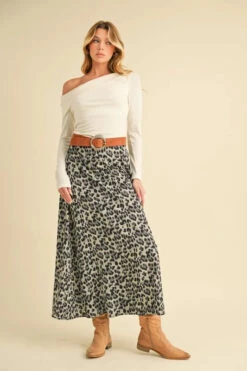 Aemi+Co Leopard Midi Skirt -Sydney So Sweet d20a2e743b894dd3aa5760a391099410 Max Origin
