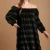 Umgee Off-Shoulder Balloon Sleeve Velvet Mini Dress -Sydney So Sweet d33c2c06 d0e6 43c5 9d6d d5e9b4030ea8 Max
