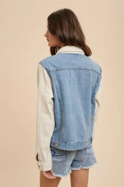 Annie Wear Collared Neck Double Placket Denim Jacket -Sydney So Sweet d384e687 98a2 43ed 9b40 23c00ae96be4 Max