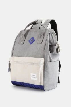 Himawari Contrast Waterproof Backpack Bag With External USB Port -Sydney So Sweet d7f36182 f6f8 4ba7 944d bc12a6a26bef Max