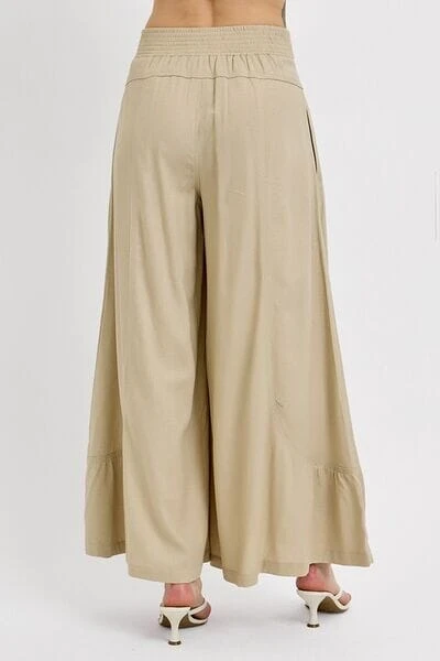 RISEN Shirring Detail Wide Leg Pants 7 RISEN Shirring Detail Wide Leg Pants - Image 5