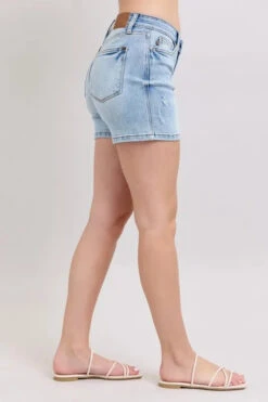 Judy Blue Mid Rise Washed Denim Shorts -Sydney So Sweet da54f5d7cfb34d1699cb1a7ac547003d Max Origin