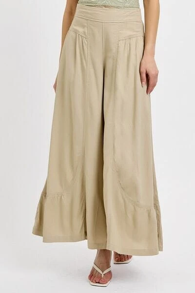 RISEN Shirring Detail Wide Leg Pants 5 RISEN Shirring Detail Wide Leg Pants - Image 3