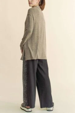 Davi & Dani Slit Mock Neck Long Sleeve Top -Sydney So Sweet de0e614e eeb0 4426 8822 a208938c3395 Max