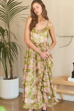 ADORA Ruffled Tiered Scoop Neck Cami Dress -Sydney So Sweet de428585 c5da 4172 b5ea 77d168782831 Min