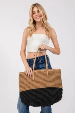 Fame Straw Braided Beach Tote Bag -Sydney So Sweet df26e95659eb4a78aafa4332a2721b8b Max Origin
