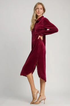 Umgee Texture Curved Hem Button Down Shirt Dress 10 Umgee Texture Curved Hem Button Down Shirt Dress -Sydney So Sweet e213a900 715c 48cc 9256 0e4346e753a0 Max