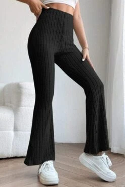 Basic Bae Full Size Ribbed High Waist Flare Pants -Sydney So Sweet e22eb897 a753 4a90 99f2 9180d0d195f6 Min