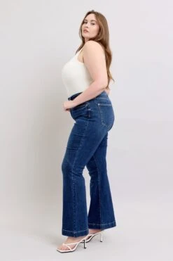 Judy Blue Full Size High Rise Flare Jeans With Pockets Plus Size -Sydney So Sweet e298d5f0 4db4 4de7 9387 7363db899521 Max
