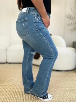 Judy Blue Full Size Mid Rise Destroyed Hem Distressed Jeans -Sydney So Sweet e390d5bc b480 46d1 b06a 4a2660e83f51 Max
