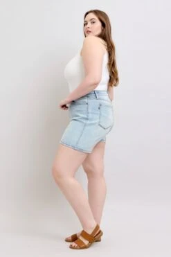 Judy Blue Full Size 2 Button Denim Shorts With Pockets Plus Size -Sydney So Sweet e400bfd3 337c 4ce6 a72f aa0ddabb645d Max