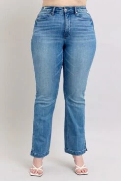 Judy Blue HW Tummy Control Vintage Wash Side Slit Slim Boot Jeans -Sydney So Sweet e4b2d0a8 6de8 4425 8595 4eecd7984ed2 Min