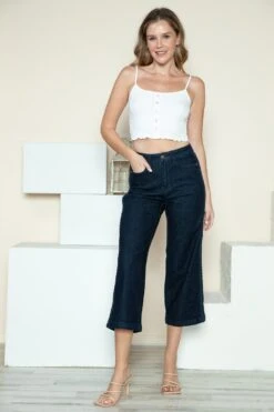 Judy Blue Full Size Side Seam Braid Detail Crop Wide Leg Jeans -Sydney So Sweet e91caeab 03e4 4575 aba5 249edf53bc90 Max