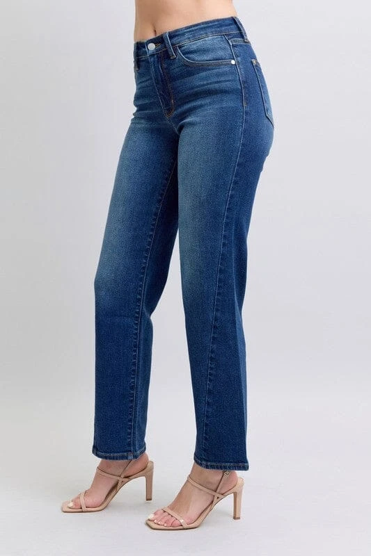 Judy Blue Full Size Side Seam Detail Straight Jeans With Pockets 7 Judy Blue Full Size Side Seam Detail Straight Jeans With Pockets - Image 5