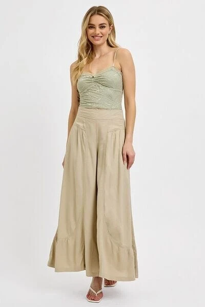 RISEN Shirring Detail Wide Leg Pants 8 RISEN Shirring Detail Wide Leg Pants - Image 6