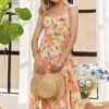 ADORA Smocked Back Floral Adjustable Strap Midi Dress -Sydney So Sweet f03eeb61 0dba 4ff7 8bce 08cb763c7525 Min