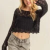 HYFVE Crochet Round Neck Cropped Knit Cover Up -Sydney So Sweet f21b099e e413 4a57 80dc 3e23f0a91e09 Max Origin
