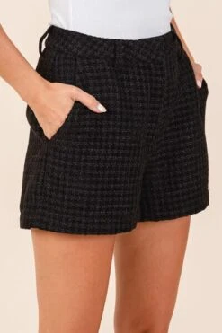 Mittoshop Tweed Classic Shorts With Side Pockets