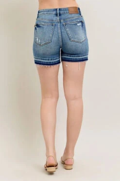 Judy Blue Mr Tummy Control Vintage Wash Release Hem Shorts -Sydney So Sweet f3b19d6ab33c4f87aae43dc663d6d355 Max Origin