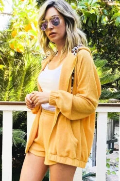 And The Why Hidden Leopard Knit Hoodie Top And Shorts Set -Sydney So Sweet f4a6908080304edab9b9e0fe9ca690c1 Max Origin