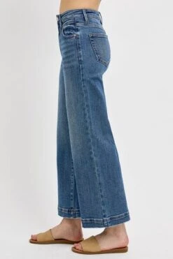 RISEN Full Size High Rise Crop Wide Leg Front Yoke Detail Jeans Plus Size -Sydney So Sweet f5855f41 3f0e 44f3 806b ff7fd02ff4c1 Min