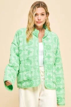 Davi & Dani Vintage Print Open Front Jacket With Pockets -Sydney So Sweet f755c9fc cf76 4ea6 b405 99321ead4bfd Max