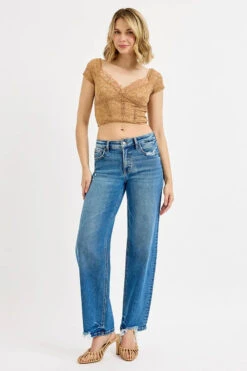 RISEN Full Size Mid Rise Baggy Jeans Plus Size -Sydney So Sweet f7fac1950e3548d0958145512fe9366c Max Origin