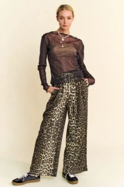 Davi & Dani Glitter Mesh Lettuce Hem Long Sleeve Top -Sydney So Sweet f91f2a38 6019 4b51 afd5 19ddb75a7ceb Max