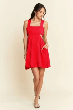 Davi & Dani Washed Satin Cutout Skirt Bandeau Mini Dress -Sydney So Sweet f9be3d7d33e74a78a518b5d3136b22d7 Max Origin