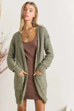 ADORA Comfy Fuzzy Sweater Cardigan -Sydney So Sweet faebbb8968e54a30971d4d33ddd7868f Max Origin