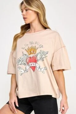SAGE+FIG Love-Inpired Graphic Oversized T-Shirt -Sydney So Sweet fb5d8a26 fa6b 495c 88ca 6aafe62dabd0 Min
