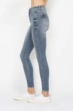 Judy Blue Full Size Tummy Control Contrast Wash Skinny Jeans 10 Judy Blue Full Size Tummy Control Contrast Wash Skinny Jeans -Sydney So Sweet fe0377f0 8236 4bea 8220 151d953f2edd Max