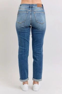 Judy Blue Full Size Mid Rise Skinny Cuff Jeans With Pockets Plus Size -Sydney So Sweet ff2df572 3d5e 4837 8588 6138ab9e1a1a Max